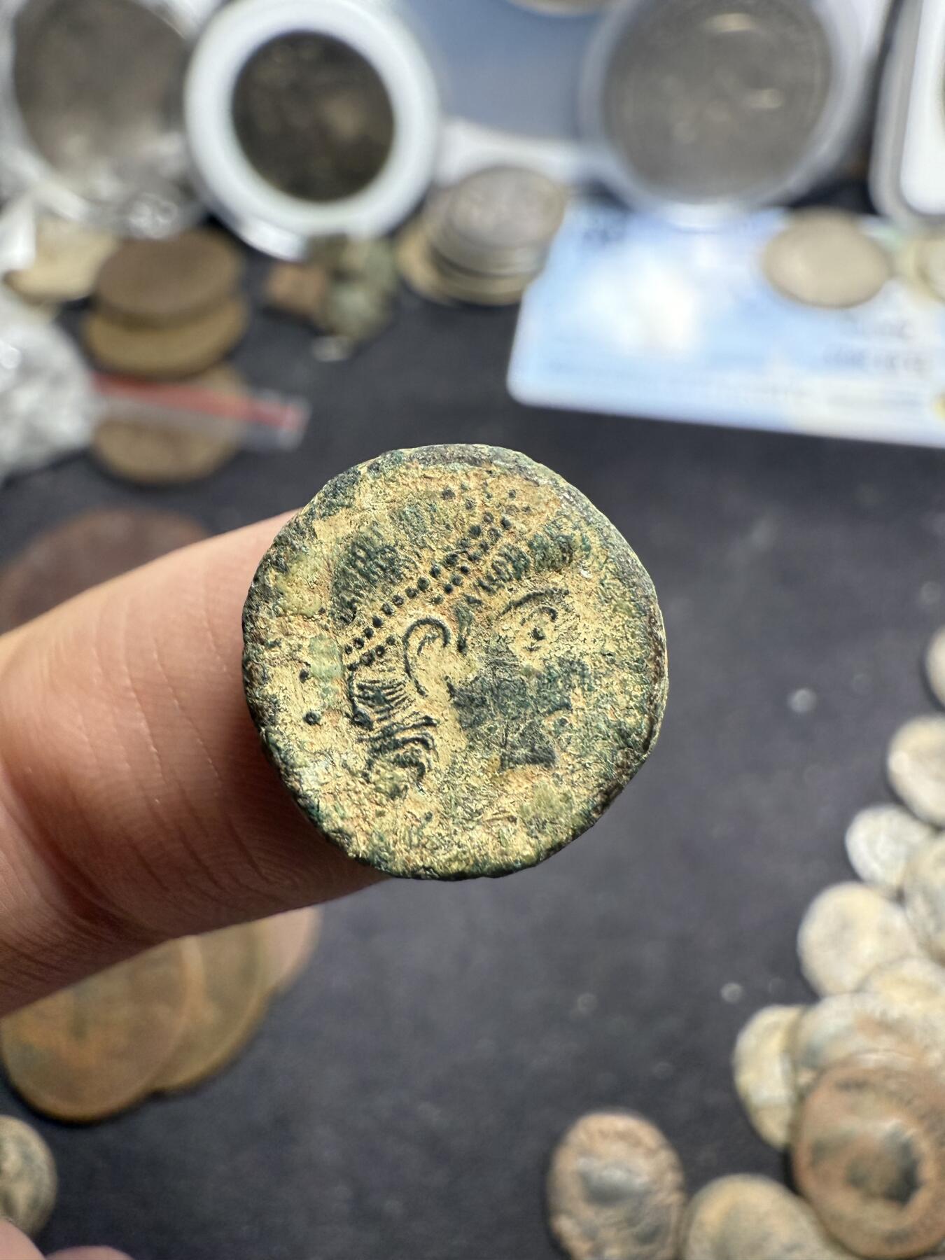 南宋泉阁俄币 外币 国币 专场第七期 古罗马 公元350-361 君士坦丁提乌斯二世小铜币 誓愿币 奥古斯都版