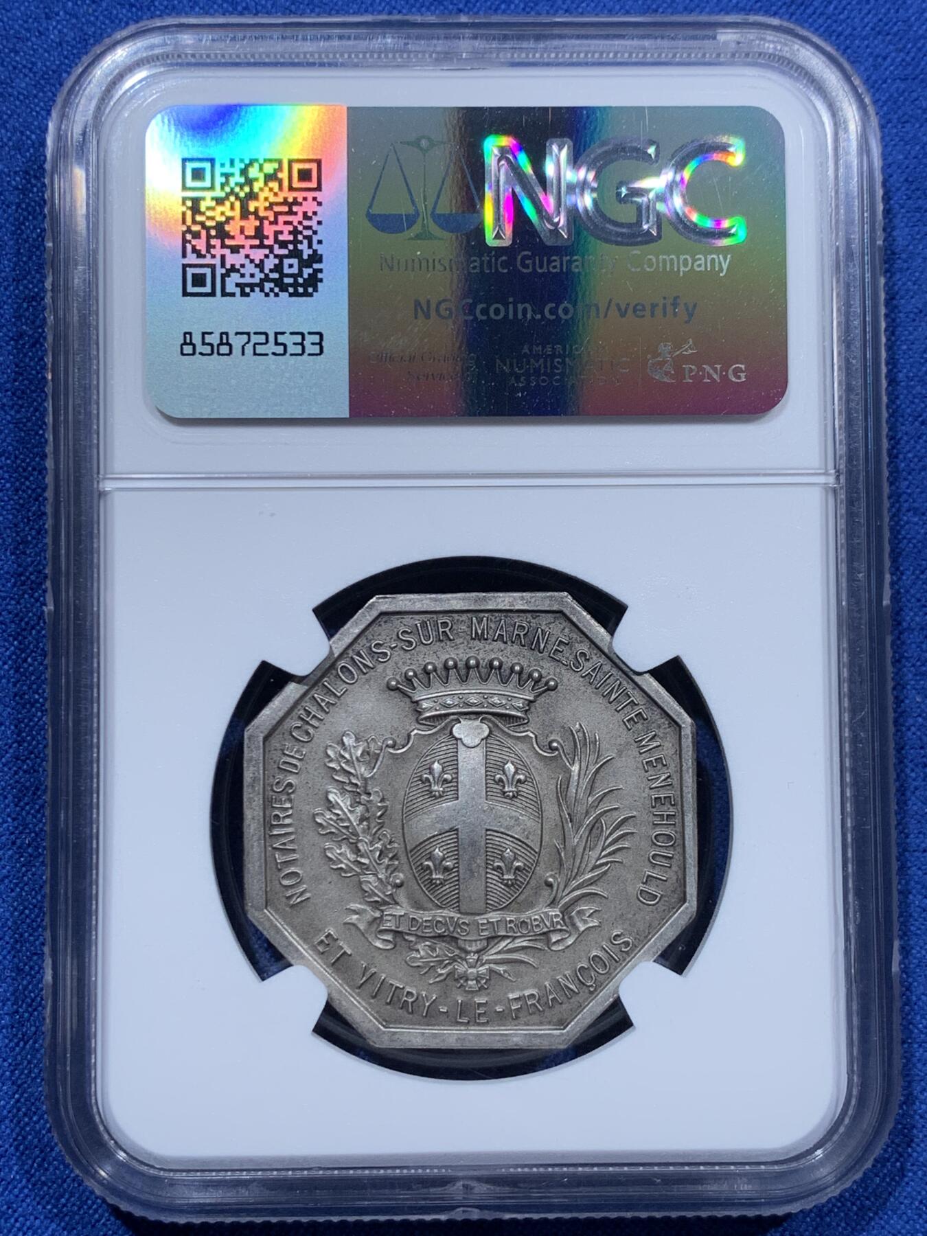 《竞宝斋》第361场 周日，周一  2场连拍 （全场包邮） NGC MS64 高分少见品种 弗朗索瓦一世被视为开明的君主，多情的男子和文艺的庇护者，是法国历史上最著名也最受爱戴的国王之一。超高浮雕人物头像