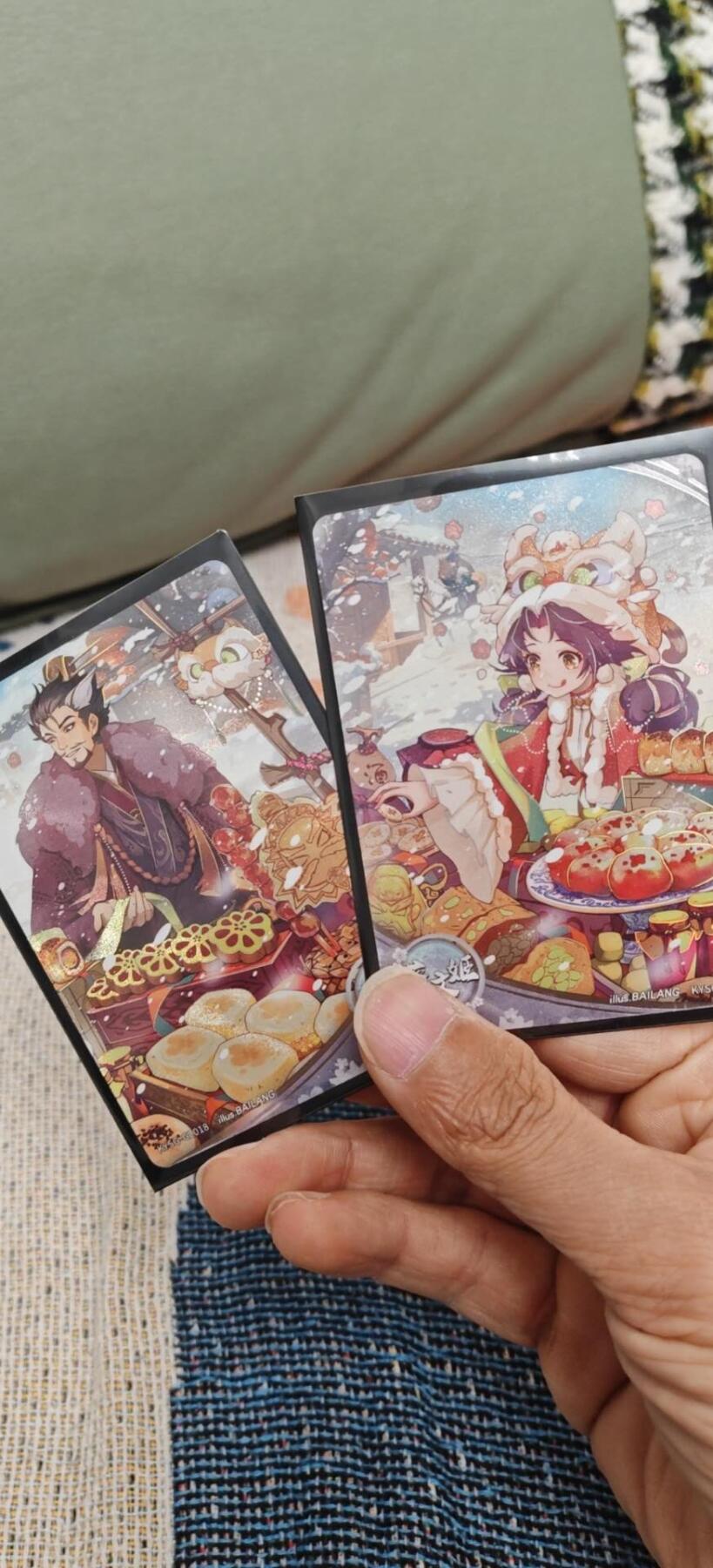 秋原瞳的小店第10期（春雨，万物，风声，微笑……） 卡游三国将来平啦一对曹操蔡文姬