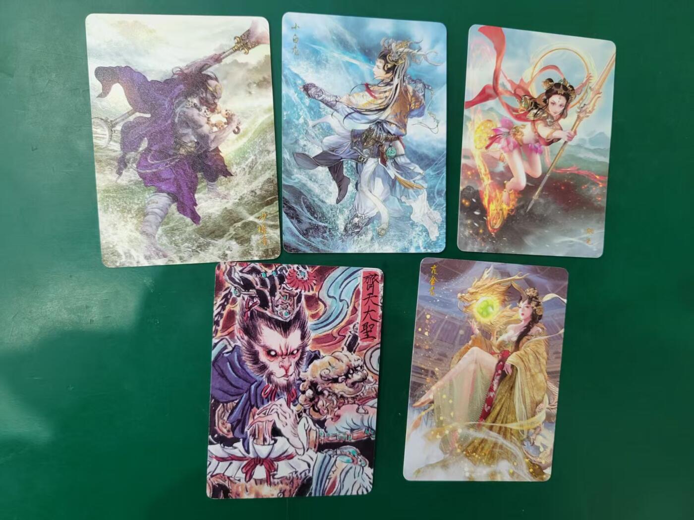 天玑星卡拍第七十六期《各种IP啥都有》持续收拍收评中 满赠三娘需备注 燎原卡牌 西游 普卡 5张
