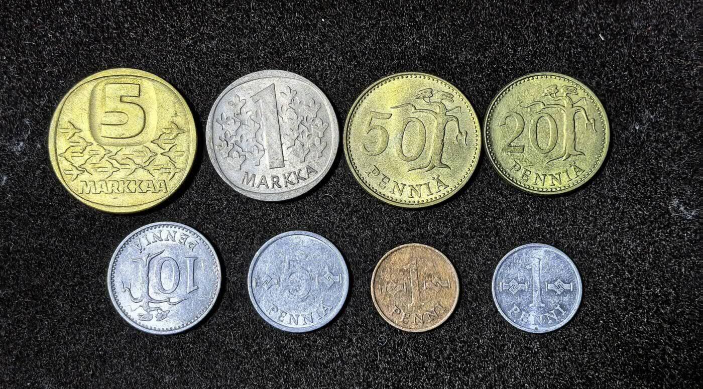 北京马甸外国币专卖第135期，外国币专场，陆续上拍，欢迎关注 老版芬兰