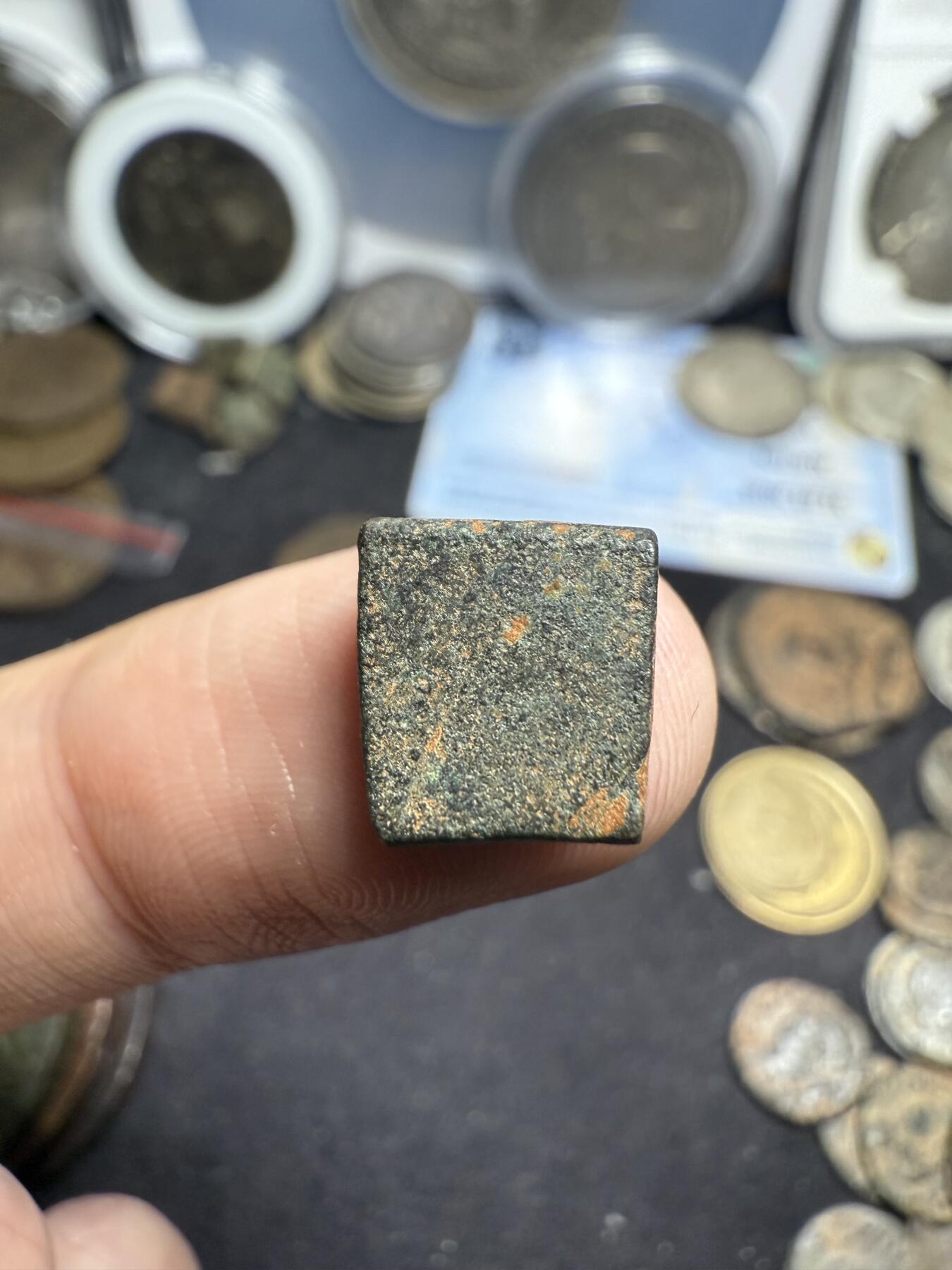 南宋泉阁俄币 外币 国币 专场第七期 中亚 阿拉伯地区 方形砝码钱 小个头 厚重 少见品种