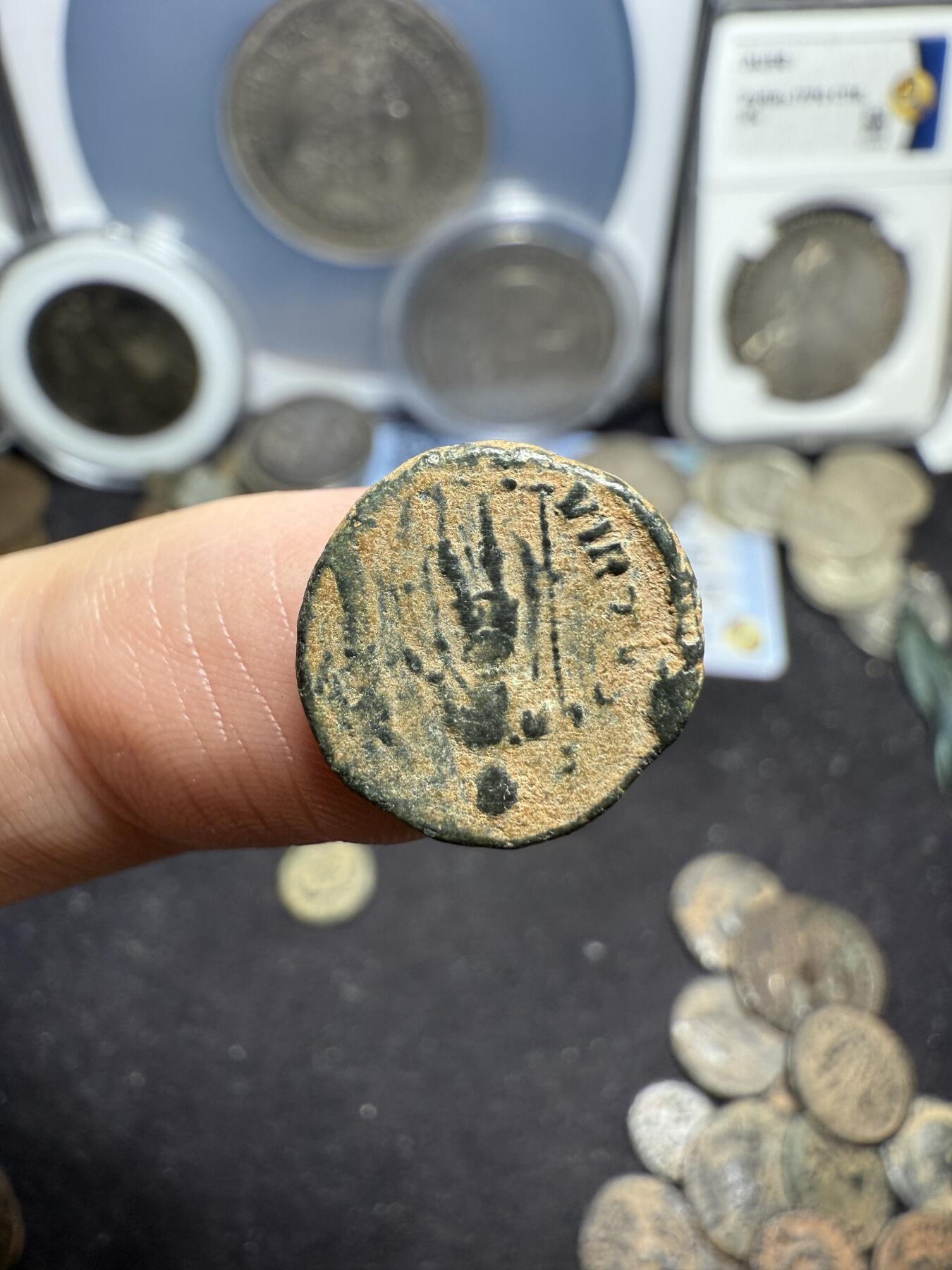 南宋泉阁俄币 外币 国币 专场第七期 古罗马 公元384-423 霍诺留小铜币 背逆 通货好品