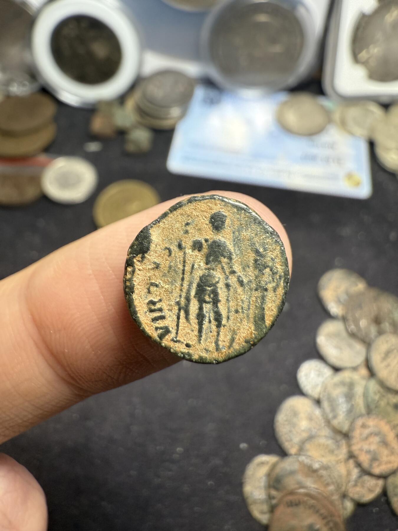 南宋泉阁俄币 外币 国币 专场第七期 古罗马 公元384-423 霍诺留小铜币 背逆 通货好品