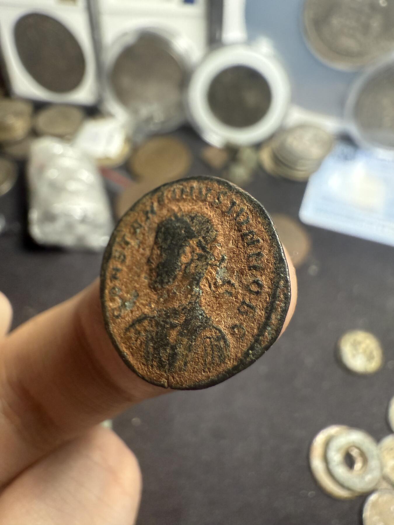 南宋泉阁俄币 外币 国币 专场第七期 古罗马 公元306-337年 君士坦丁一世铜币 君士坦丁大帝建城纪念 君士坦丁堡建城纪念币 个头偏大的富利 版别少见 少见品种 好品