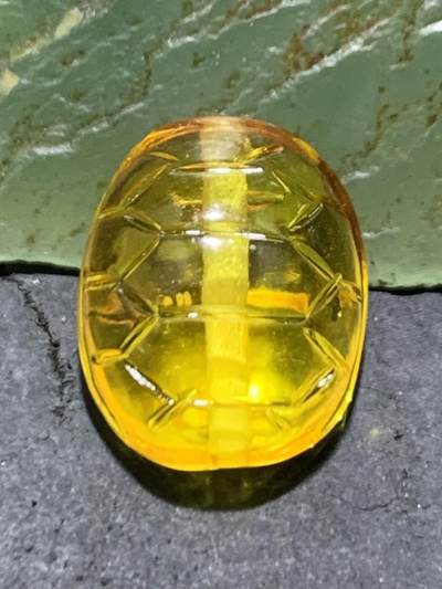 精美天然乌克兰蜜蜡雕刻龟壳寓意，富甲天下，一个 - 精美天然乌克兰蜜蜡雕刻龟壳寓意，富甲天下，一个