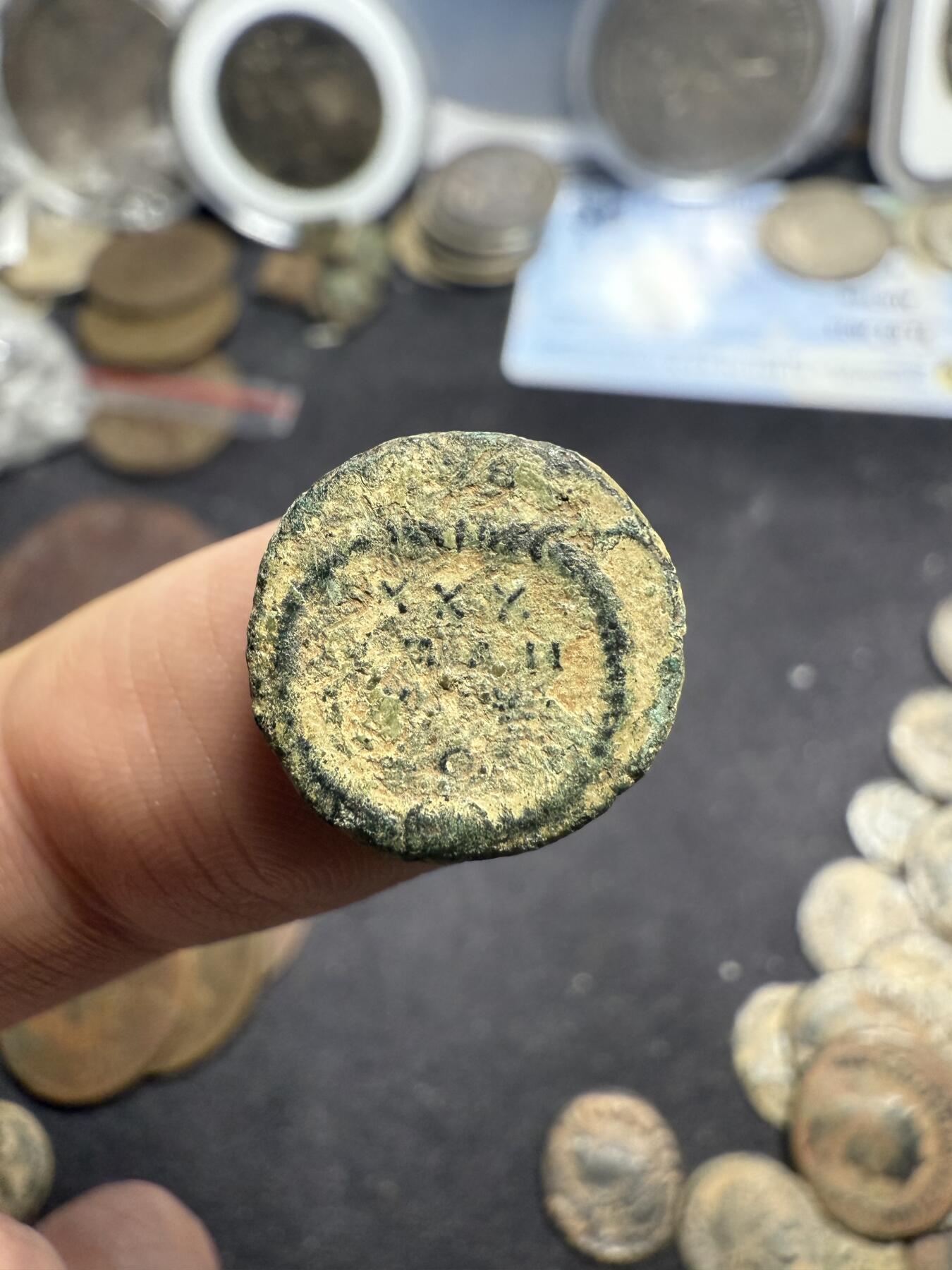 南宋泉阁俄币 外币 国币 专场第七期 古罗马 公元350-361 君士坦丁提乌斯二世小铜币 誓愿币 奥古斯都版