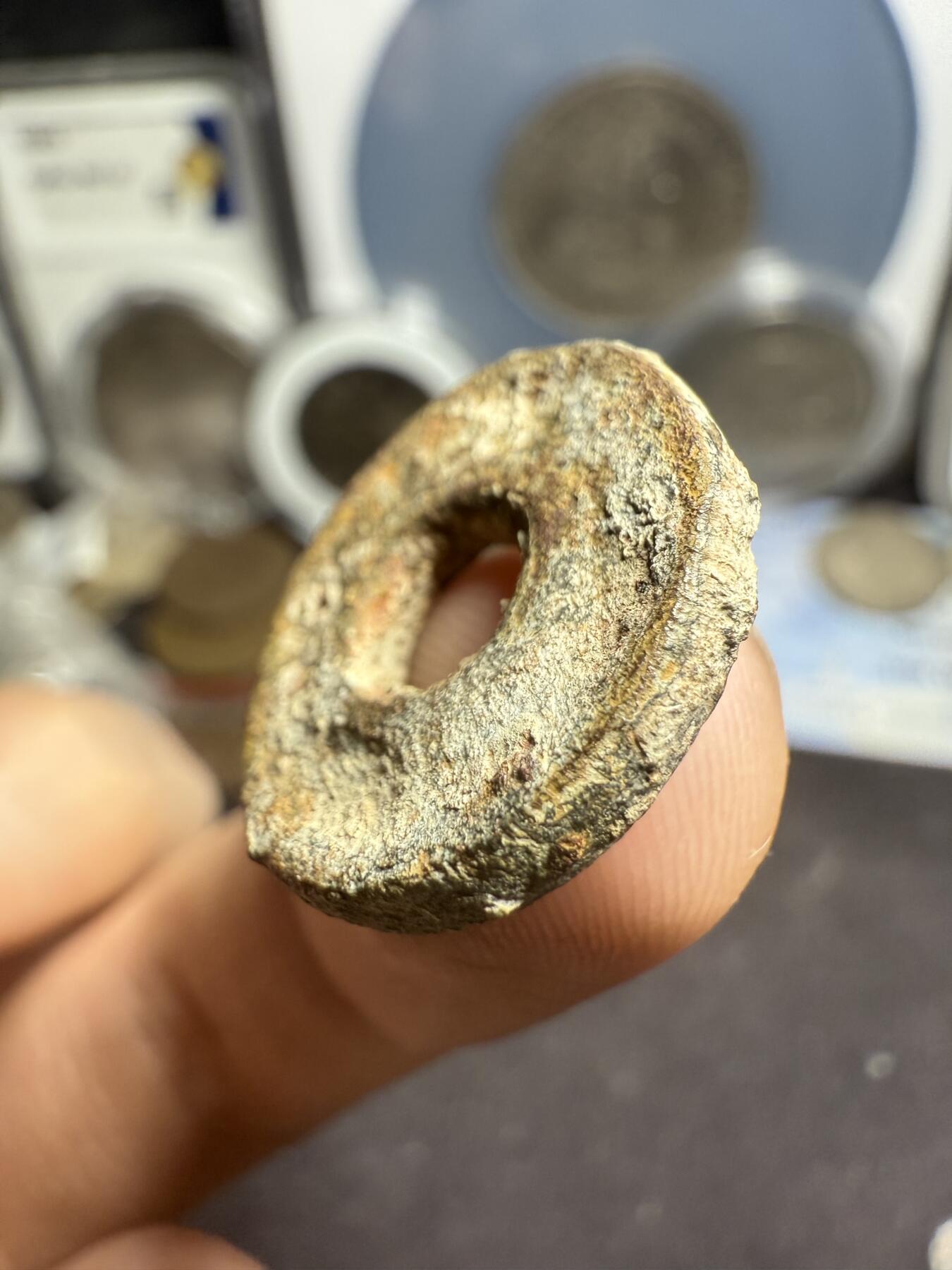 南宋泉阁俄币 外币 国币 专场第七期 唐 七河地区无文藕心钱 厚重 圆孔 少见