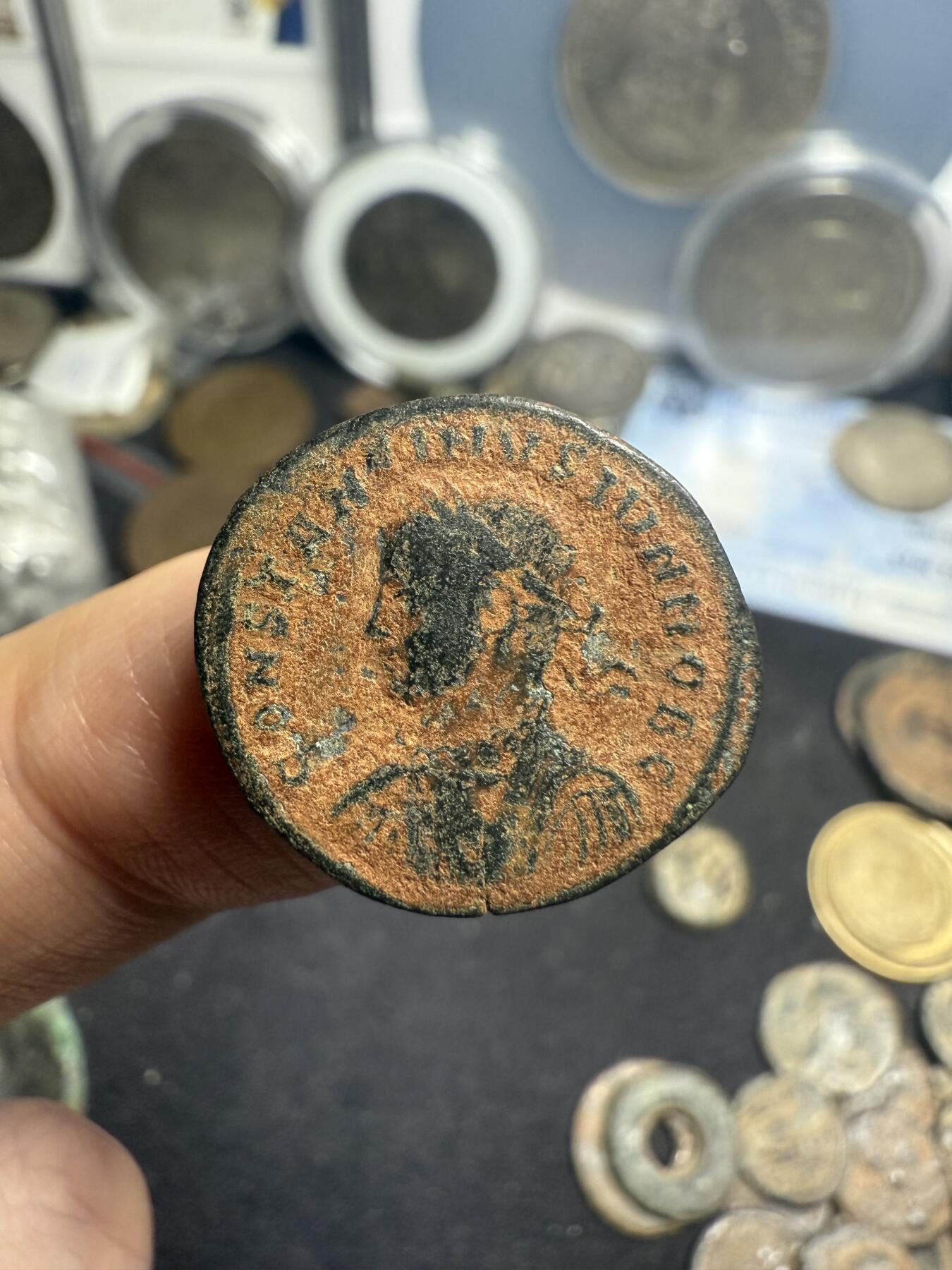 南宋泉阁俄币 外币 国币 专场第七期 古罗马 公元306-337年 君士坦丁一世铜币 君士坦丁大帝建城纪念 君士坦丁堡建城纪念币 个头偏大的富利 版别少见 少见品种 好品