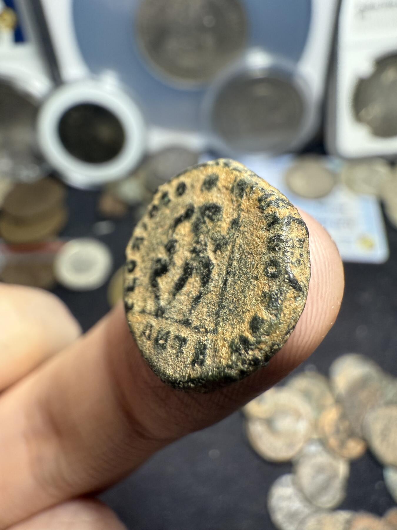 南宋泉阁俄币 外币 国币 专场第七期 古罗马 公元375-392年 瓦伦提尼安二世铜币 偏厚重 好品