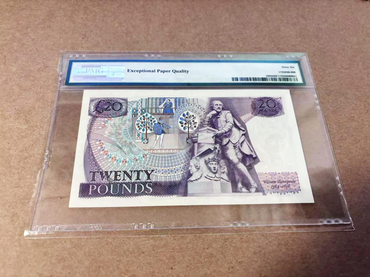 【Blue Auction】世界纸币精拍第630期【精】——Level 16顶级店铺/信誉和品质保障/用心服务💫 英国 D序列 1970-80年20镑 PMG66EPQ 