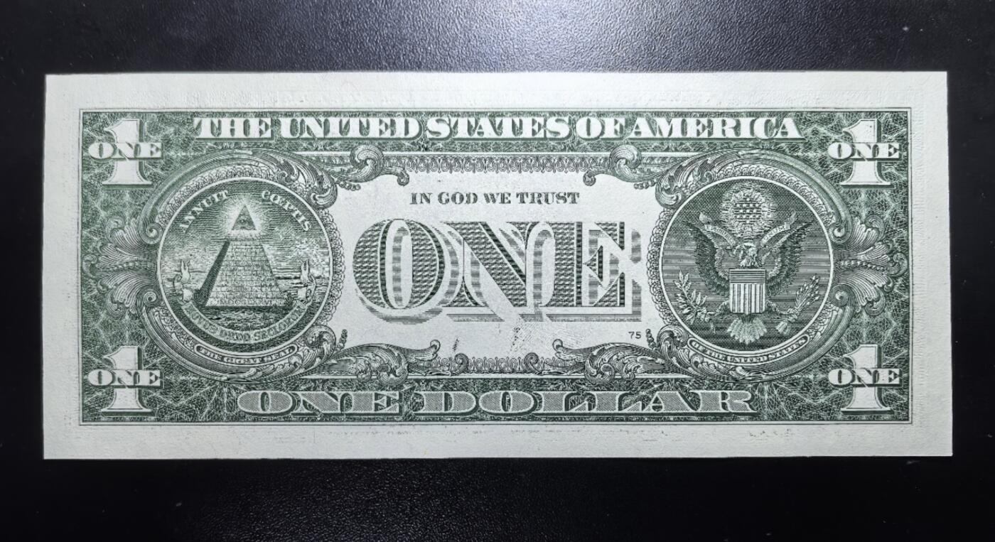 南宋泉阁俄币 外币 国币 专场第七期 1美元纸币 全新未流通 好品