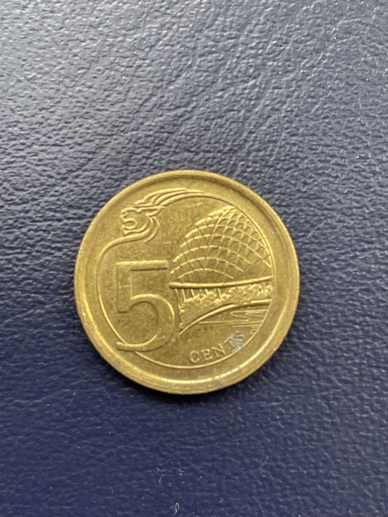 金银花邮币世界各国硬币专场19 新加坡5