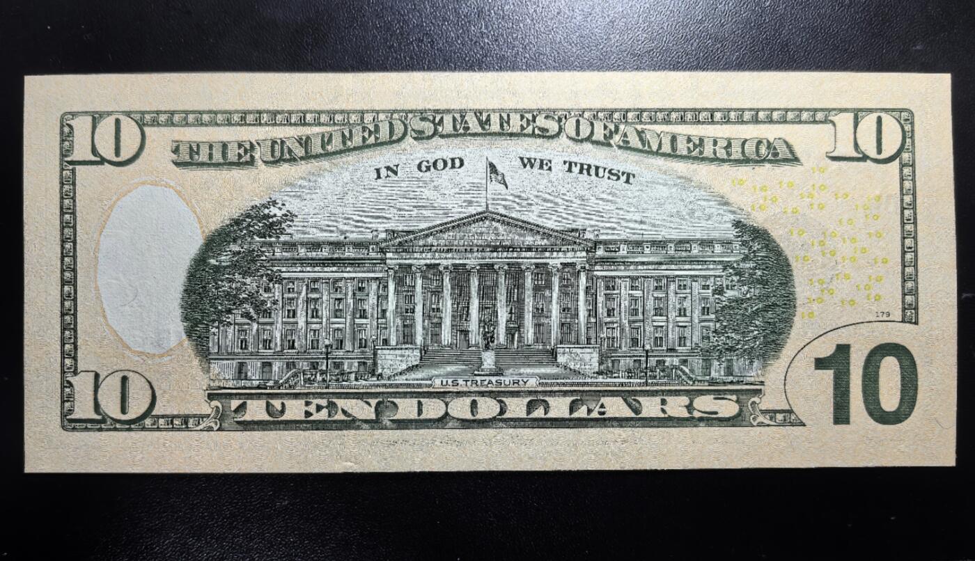 南宋泉阁俄币 外币 国币 专场第七期 10美元纸币 全新未流通 好品