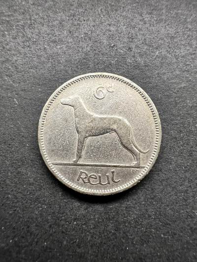 聚福钱庄★世界钱币第五期 无佣金 可寄存 欢迎参拍 - 爱尔兰1948年6便士镍币