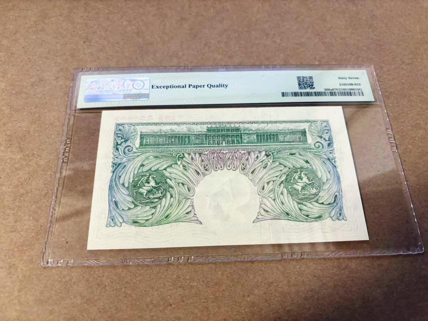 【Blue Auction】世界纸币精拍第630期【精】——Level 16顶级店铺/信誉和品质保障/用心服务💫 【p369a 无47】英国 A序列1948-49年1镑  PMG67EPQ 高分