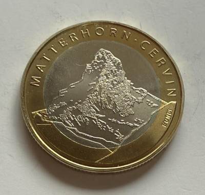 S&S Numismatic世界钱币-拍卖 第117期  - 瑞士2004年 瑞士山脉-马特洪峰 10法郎双色纪念币