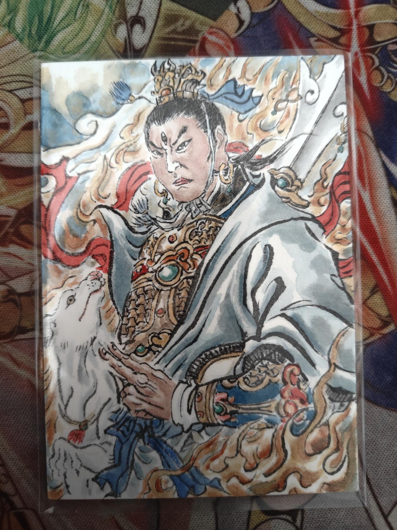 天玑星卡拍第七十六期《各种IP啥都有》持续收拍收评中 满赠三娘需备注 【手绘卡】杨戬 张先军 绘