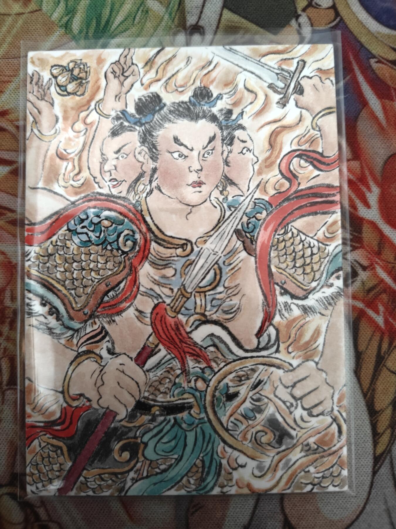 天玑星卡拍第七十六期《各种IP啥都有》持续收拍收评中 满赠三娘需备注 【手绘卡】哪吒 张先军 绘