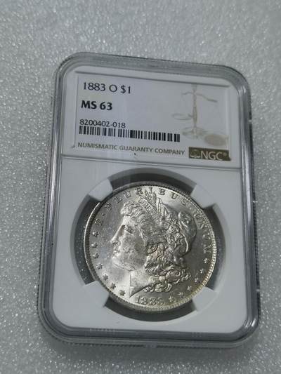 天下钱庄专场欢迎参拍 - NGC MS63 1883美国摩根一美元银币