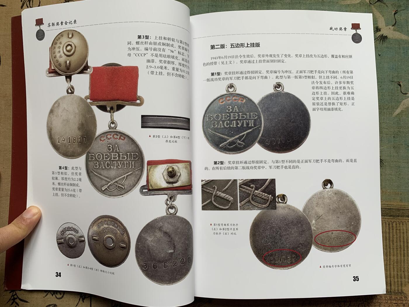 《竞宝斋》第361场 周日，周一  2场连拍 （全场包邮） 号角 苏联奖章全记录目录 厚达200页