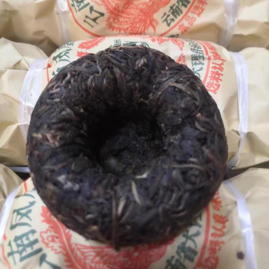 鉴茶有道老茶专场 04年普洱凤凰特级沱茶里外一致干仓存放沱形匀称紧致条索粗壮油润