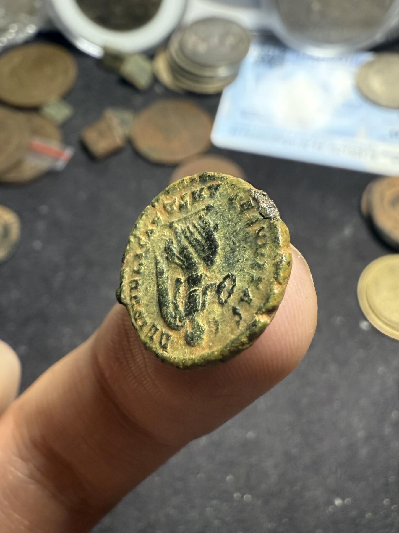 南宋泉阁俄币 外币 国币 专场第七期 古罗马 公元350-361 君士坦丁提乌斯二世小铜币 背逆 打制清晰 好品