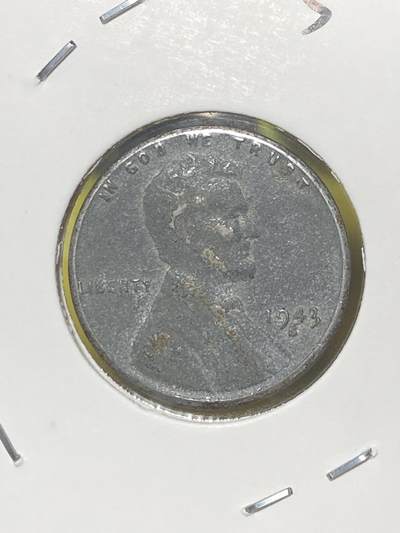 2025年第十三场(总第三十九场）外国好品散币(免佣金) - 稀少美国🇺🇸1943单年份1分(S标旧金山厂，林肯头像第二版，镀锌钢材质)