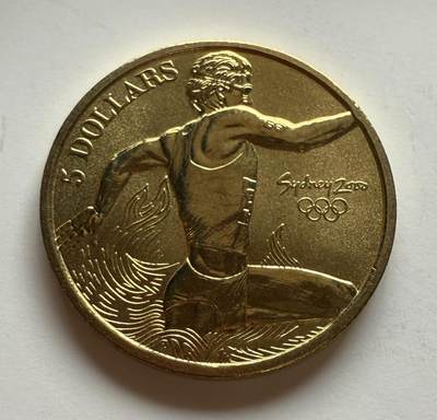 S&S Numismatic世界钱币-拍卖 第122期  - 澳大利亚2000年 悉尼奥运会-田径 5澳元纪念币