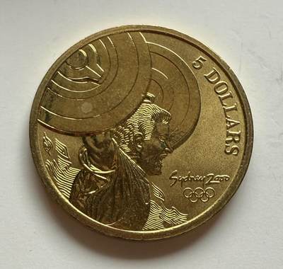 S&S Numismatic世界钱币-拍卖 第122期  - 澳大利亚2000年 悉尼奥运会-举重 5澳元纪念币