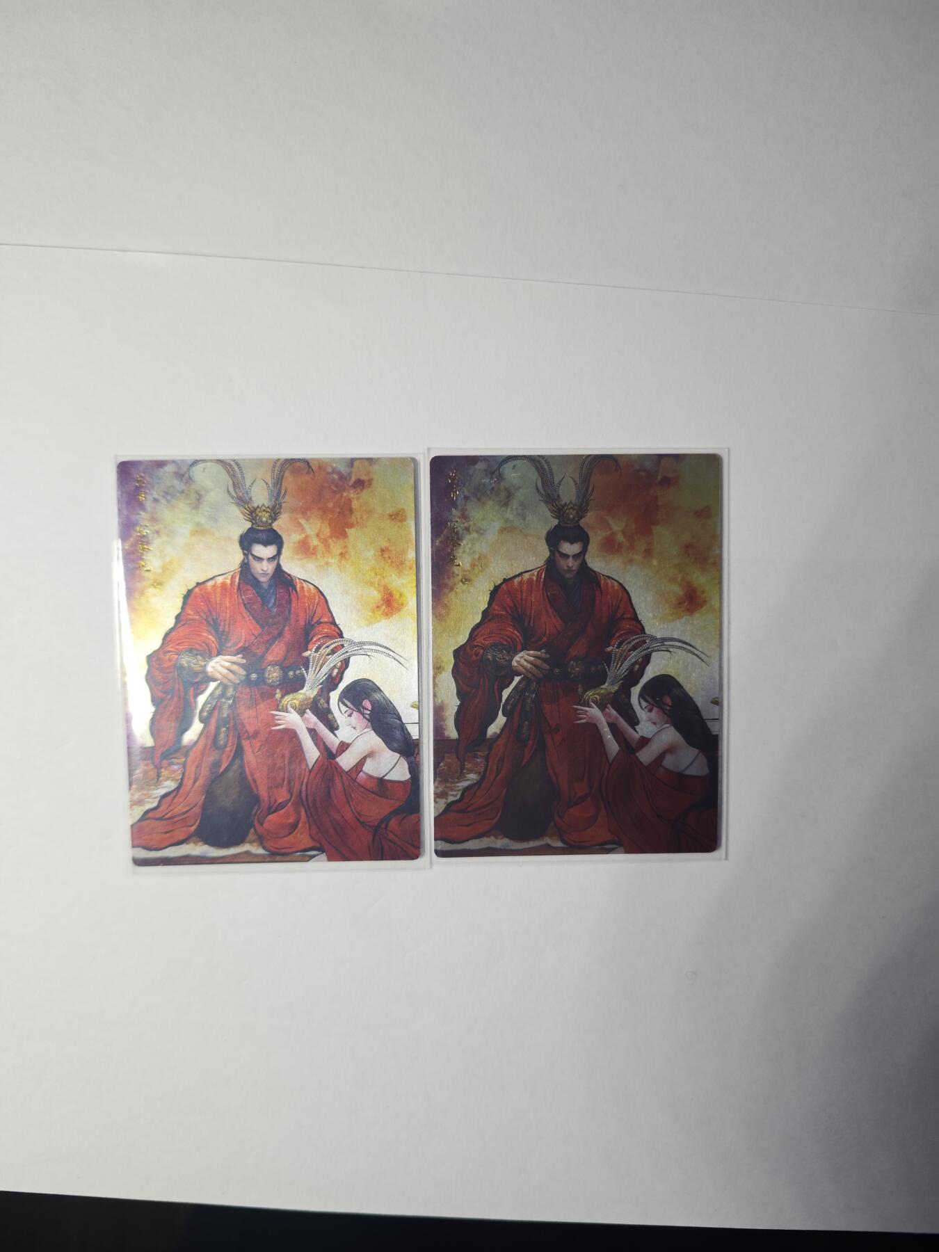 开心玩卡，快乐生活(第一期) 卡德曼 武韵红颜礼盒 张建东 吕布&貂蝉 镜面2张