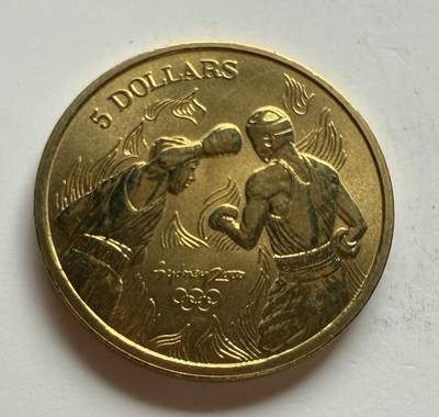S&S Numismatic世界钱币-拍卖 第122期  - 澳大利亚2000年 悉尼奥运会-拳击 5澳元纪念币