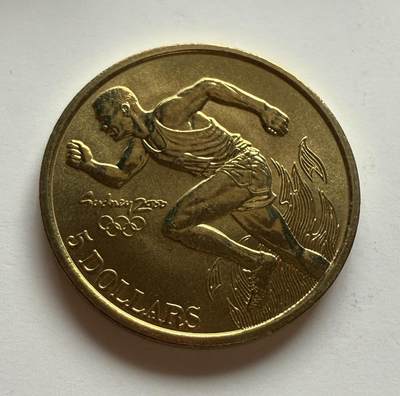 S&S Numismatic世界钱币-拍卖 第122期  - 澳大利亚2000年 悉尼奥运会-田径 5澳元纪念币