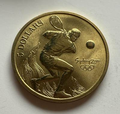 S&S Numismatic世界钱币-拍卖 第122期  - 澳大利亚2000年 悉尼奥运会-网球 5澳元纪念币