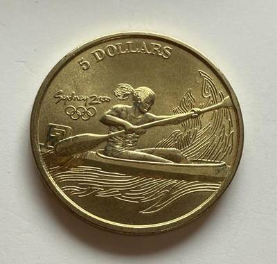 S&S Numismatic世界钱币-拍卖 第122期  - 澳大利亚2000年 悉尼奥运会-皮划艇 5澳元纪念币