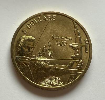 S&S Numismatic世界钱币-拍卖 第122期  - 澳大利亚2000年 悉尼奥运会-射箭 5澳元纪念币