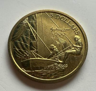 S&S Numismatic世界钱币-拍卖 第122期  - 澳大利亚2000年 悉尼奥运会-帆船 5澳元纪念币