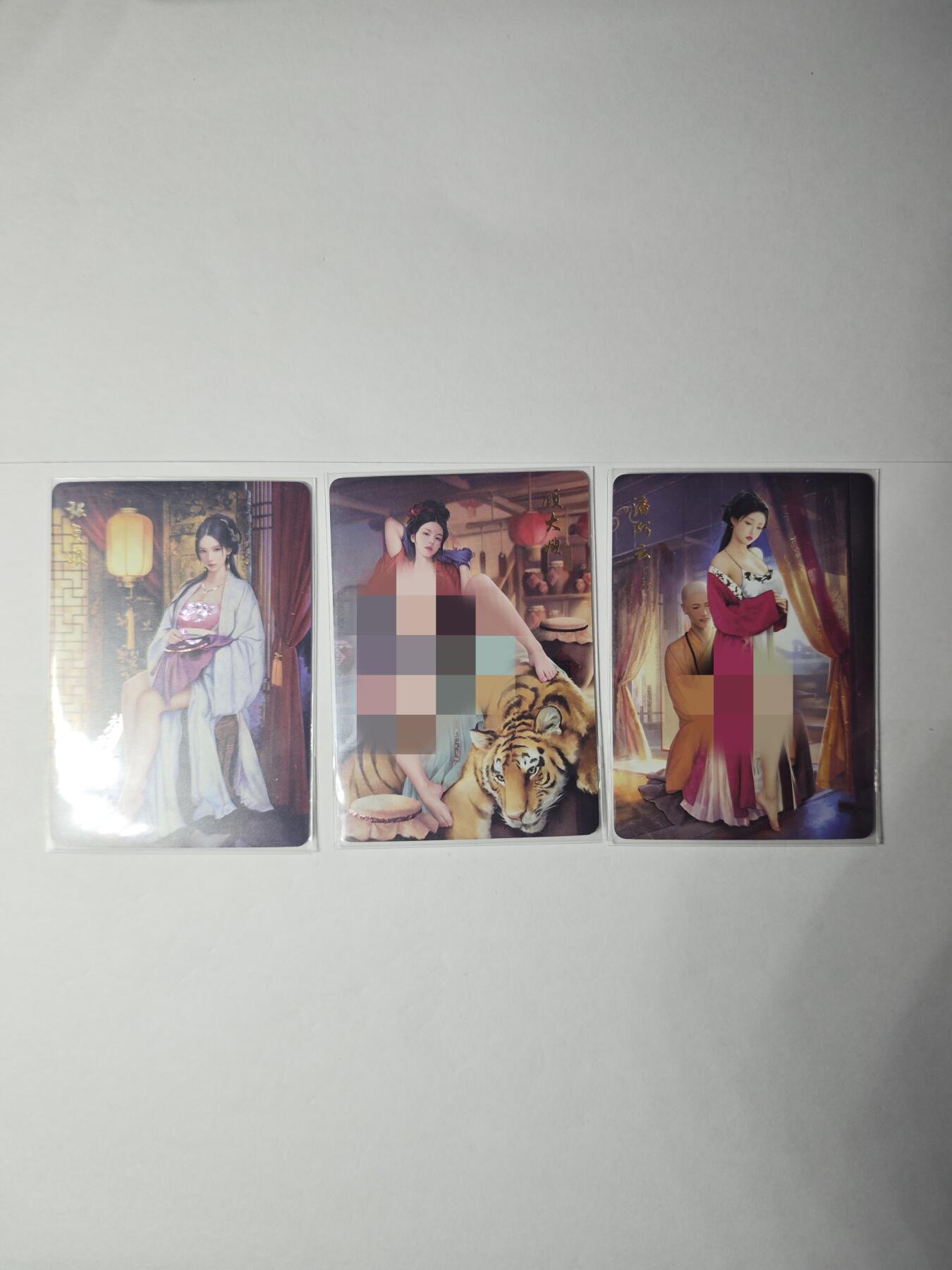 开心玩卡，快乐生活(第一期) 燎原卡牌如梦令之水浒艳传张贞娘 顾大嫂 潘巧云