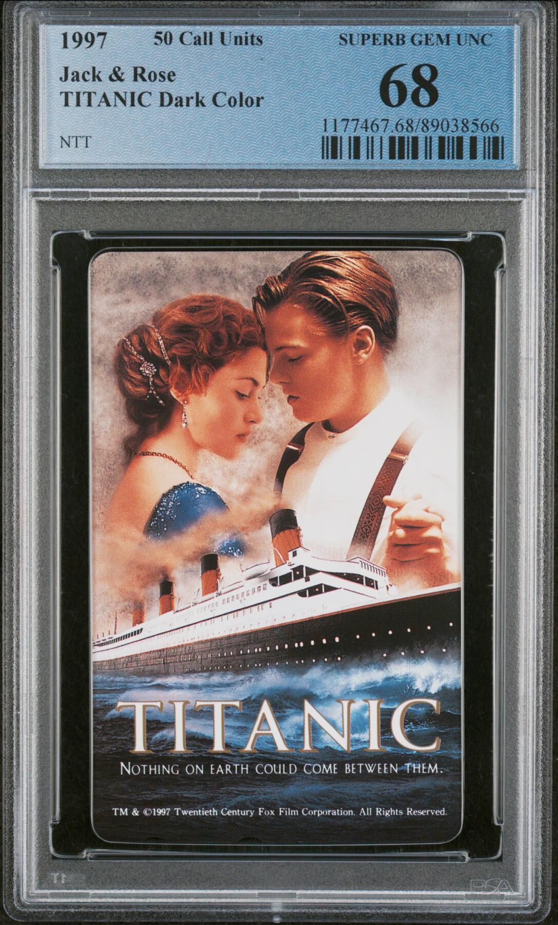 《鸿通俱乐部》拍卖28期 3月12号21:00延期节拍 田村TNT新卡《泰坦尼克号》PCGS68分*1枚