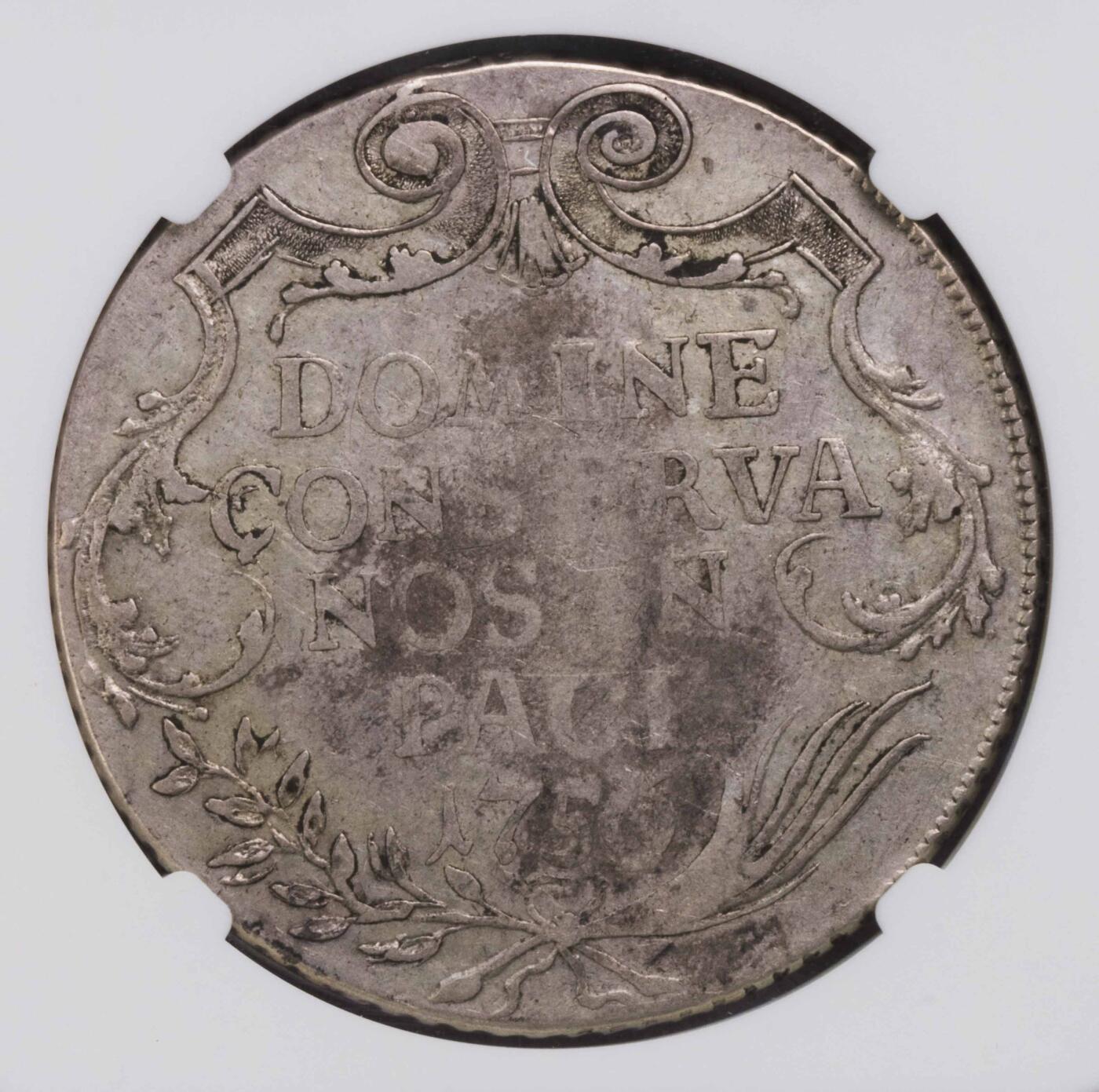 NGC-VF30 1756苏黎世文字版泰勒大银币 唯一有分冠军