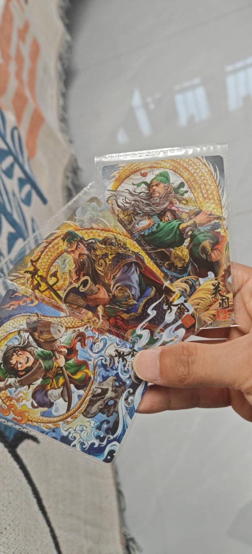秋原瞳的小店第10期（春雨，万物，风声，微笑……） 卡游浮生如梦关羽一组原膜
