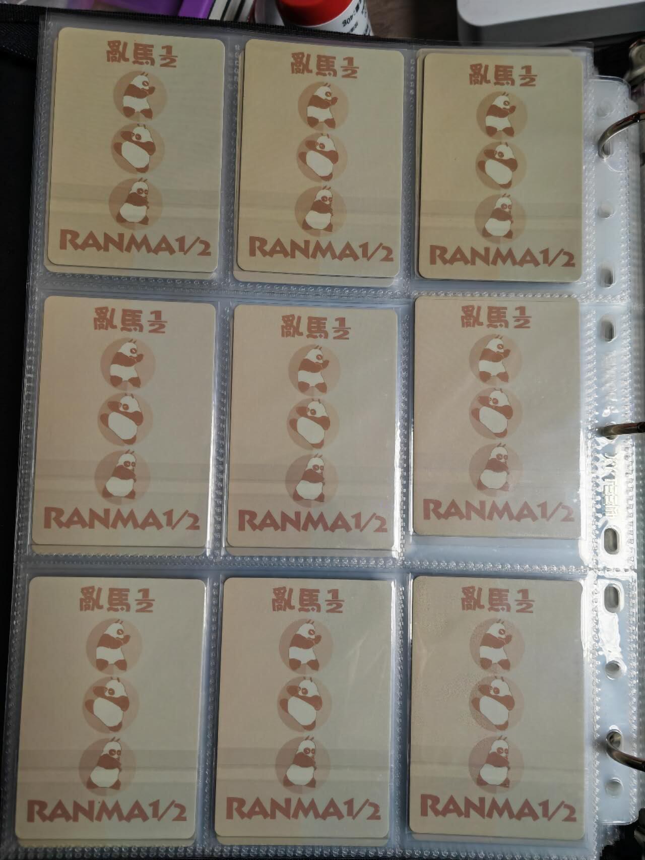 阳大大卡牌超级大甩拍第44期（周五晚上八点半截拍，持续收拍品，进群福利早知道） 【彩闪套卡】藏无缺 璇哥 乱马 1-3弹27张全