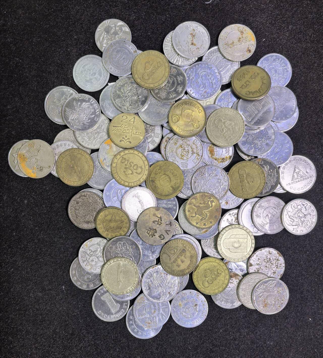 北京马甸外国币专卖第135期，外国币专场，陆续上拍，欢迎关注 代用币100枚