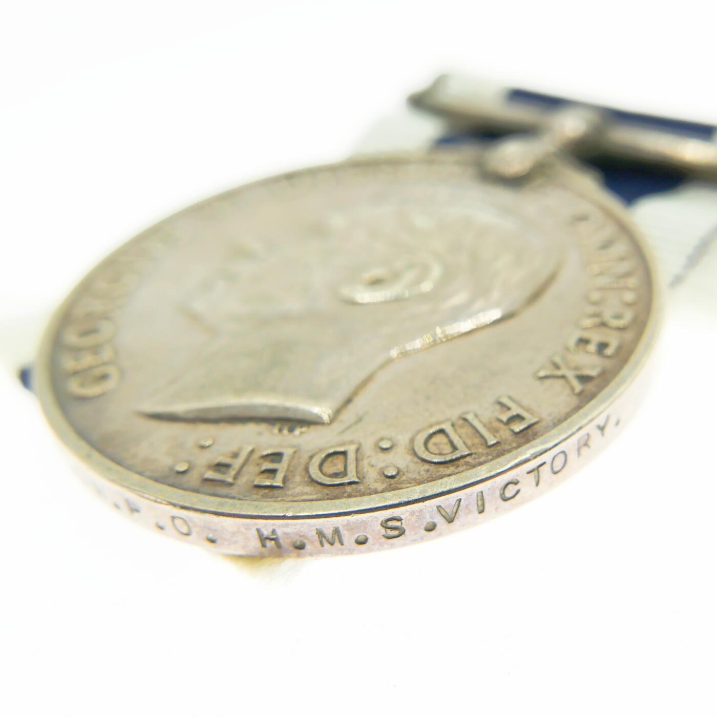 勋章奖章交易所2025年3月16拍卖 英国皇家海军长期服役奖章，乔治六世版，银质