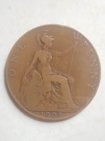 纪念币 评级币 硬币专场 1909年英国一便士。