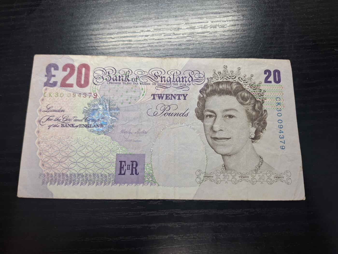 博彦收藏 3月18日 8点钱币专场 英国女皇20镑 流通品