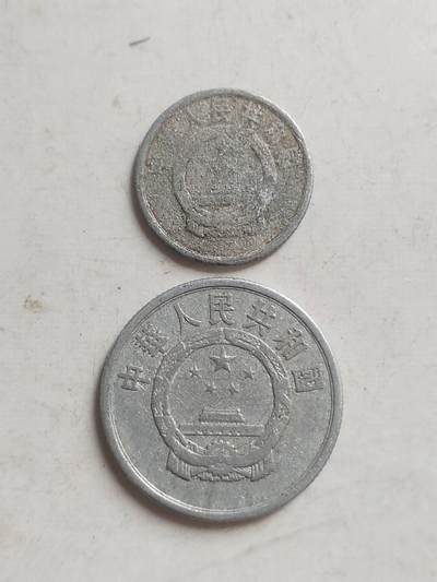 纪念币 评级币 硬币专场 1955年 一分 五分。