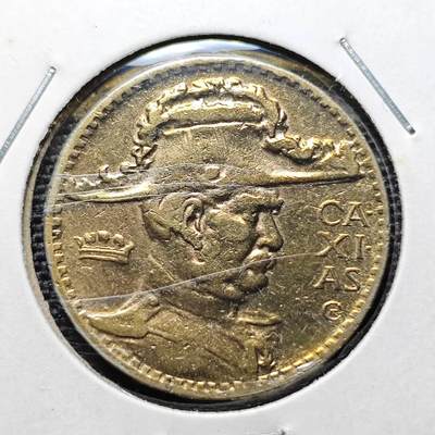 KK钱币收藏小铺 第244场 2月预留时间 周末发货 -  1938巴西2000瑞斯铜币