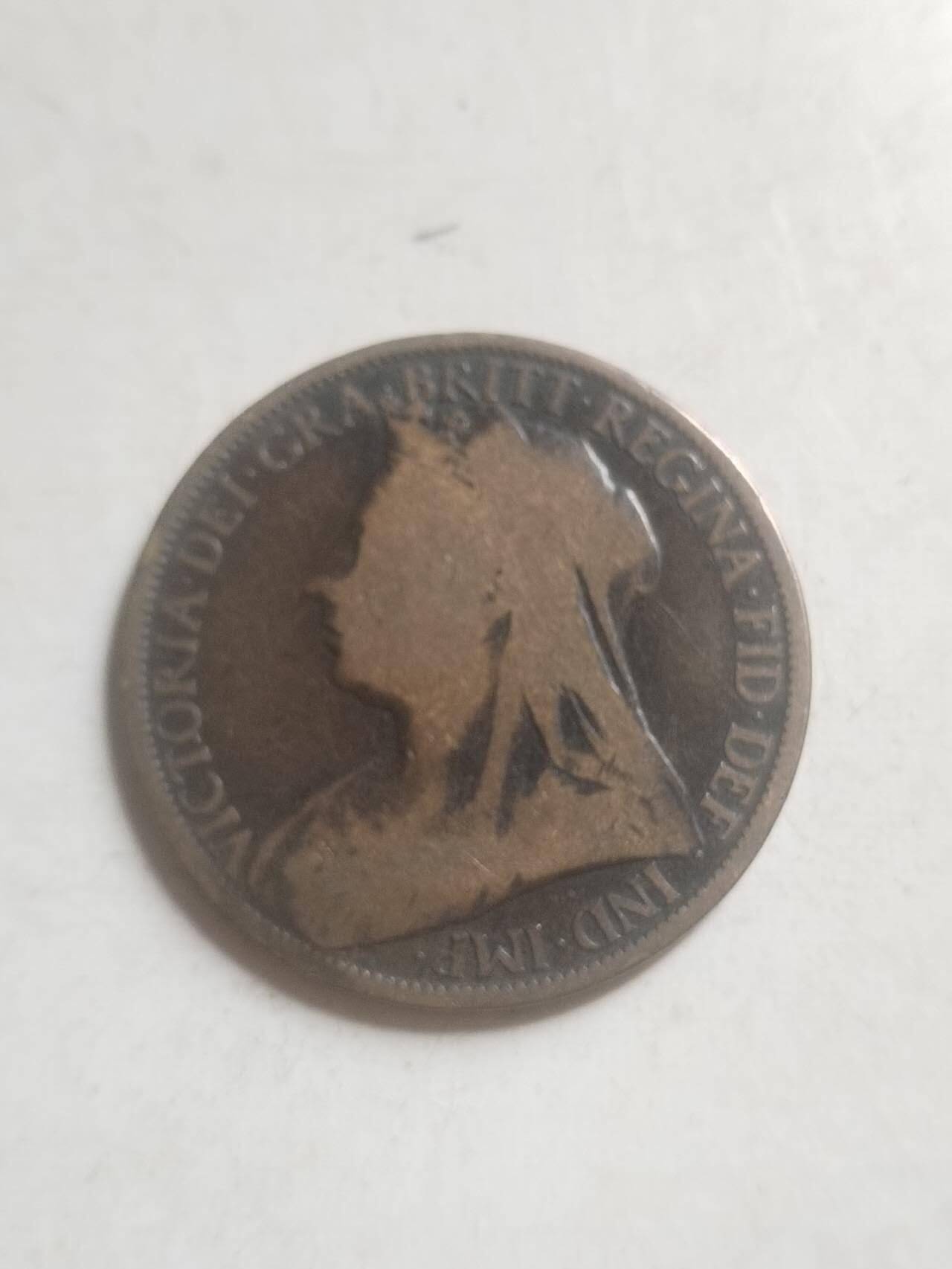 纪念币 硬币专场 1896年英国一便士。