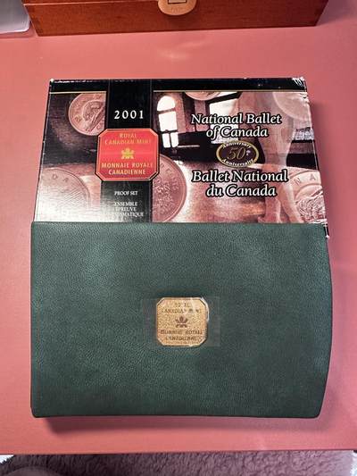 11.27银币、套币、精制币专场 - #纪念币2001年加拿大皇家铸币局发行8枚银质纪念币套币 全新原盒带证书
